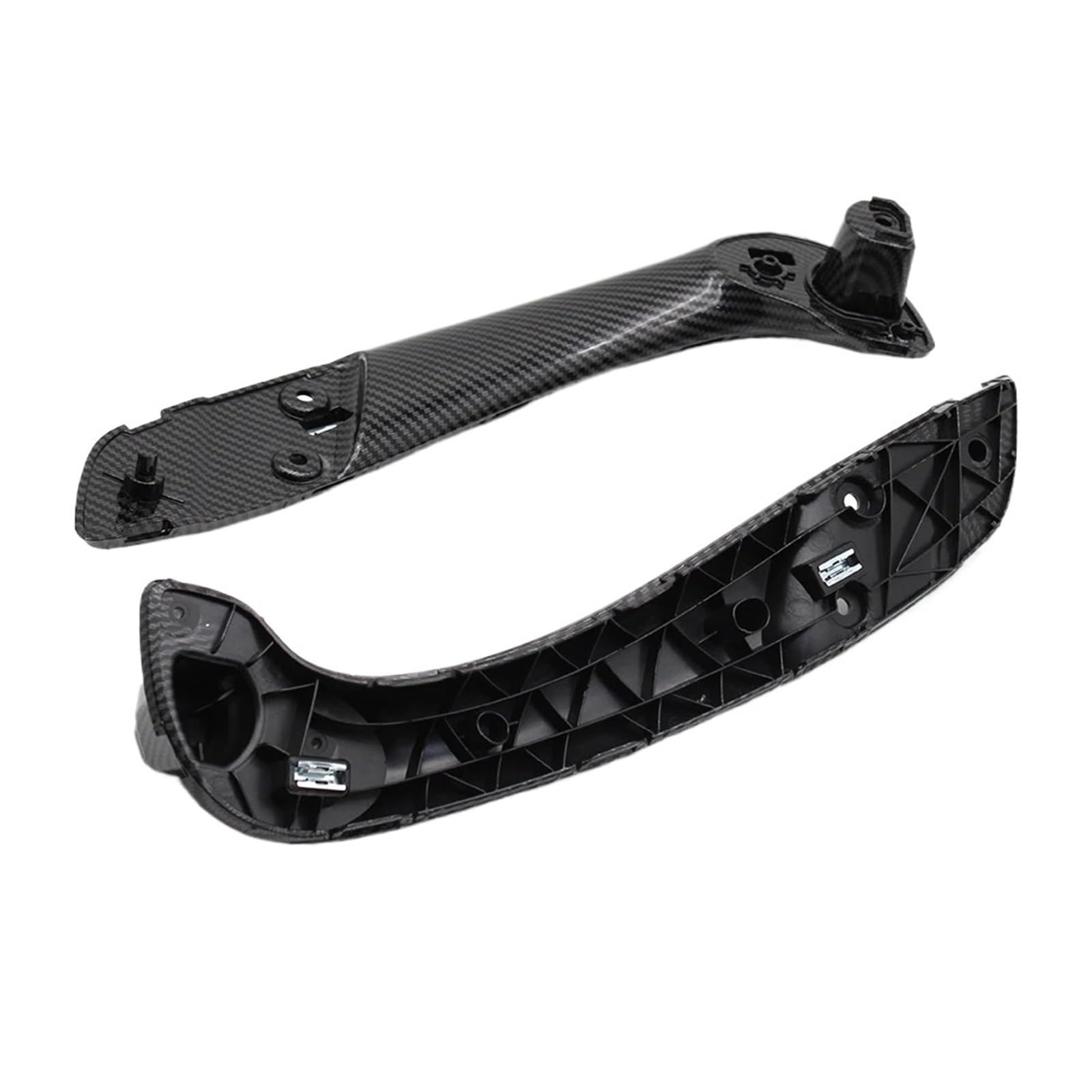 Plmnhss 7 Cabon 2 Car Inner Handle 809600015R 197012651 For Megane 3 Iii Fluence 2008-2016 Car Inner Door Handle With Cover(7 Cabon 2)