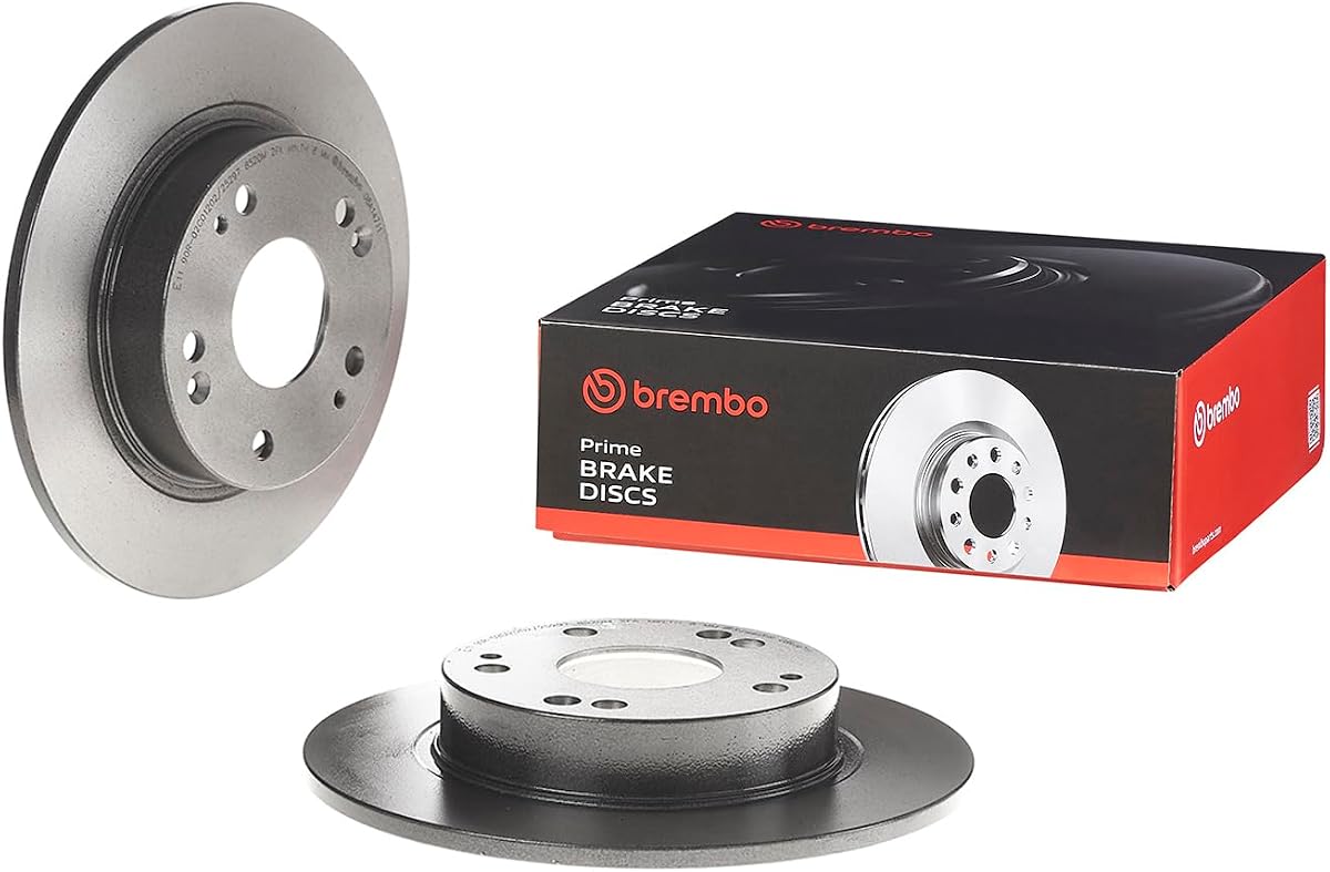 Brembo 08.A147.11 Rotor de freno trasero sólido con recubrimiento UV ACURA/CIIMO/HONDA/HONDA (DONGFENG) OE# 42510SMGE20