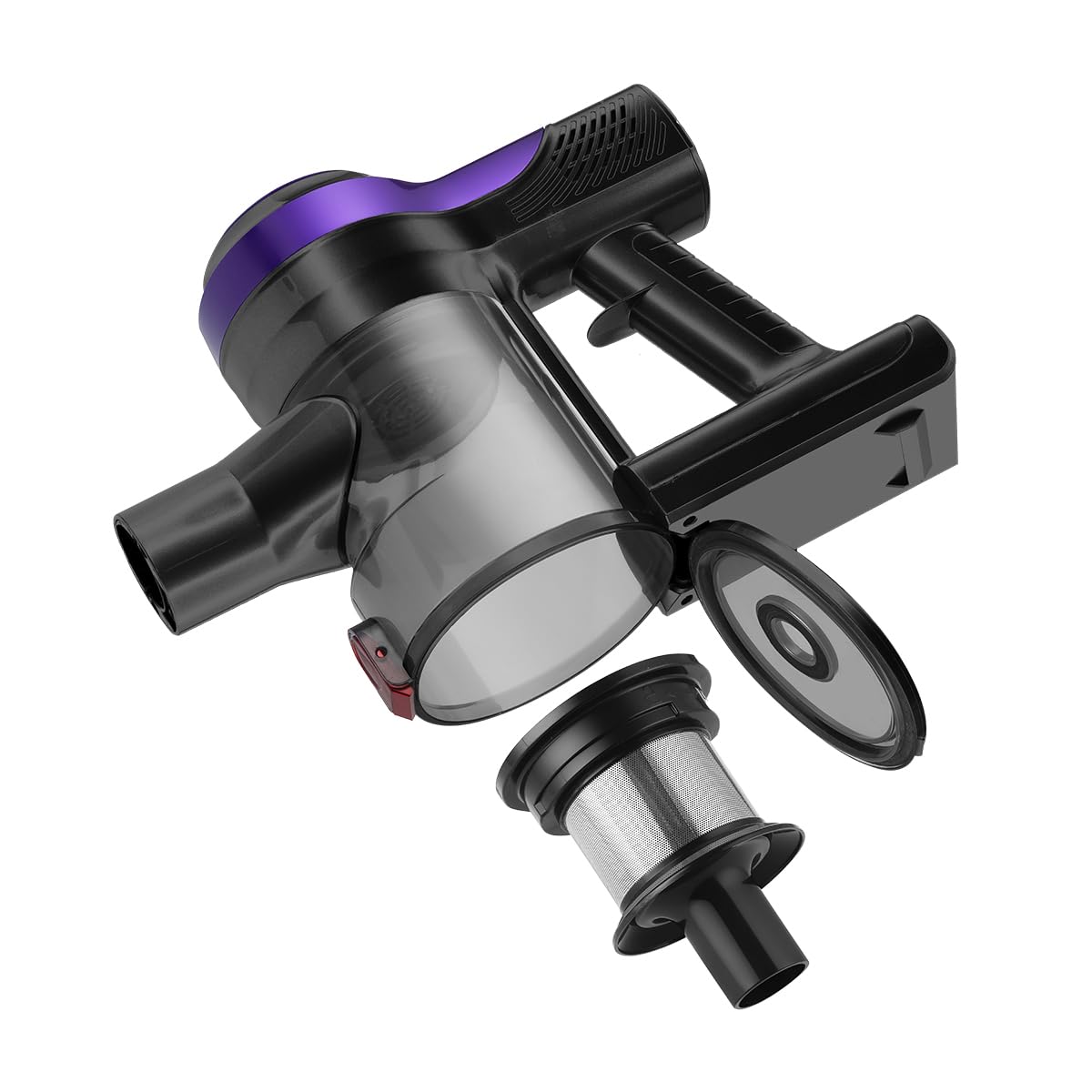PRIXTON Aspirador Vertical Inalámbrico Thor Cyclone, Filtro HEPA, Potencia 150W Regulable a 2 velocidades, Batería Extraíble de Alta Duración, Accesorios incluidos