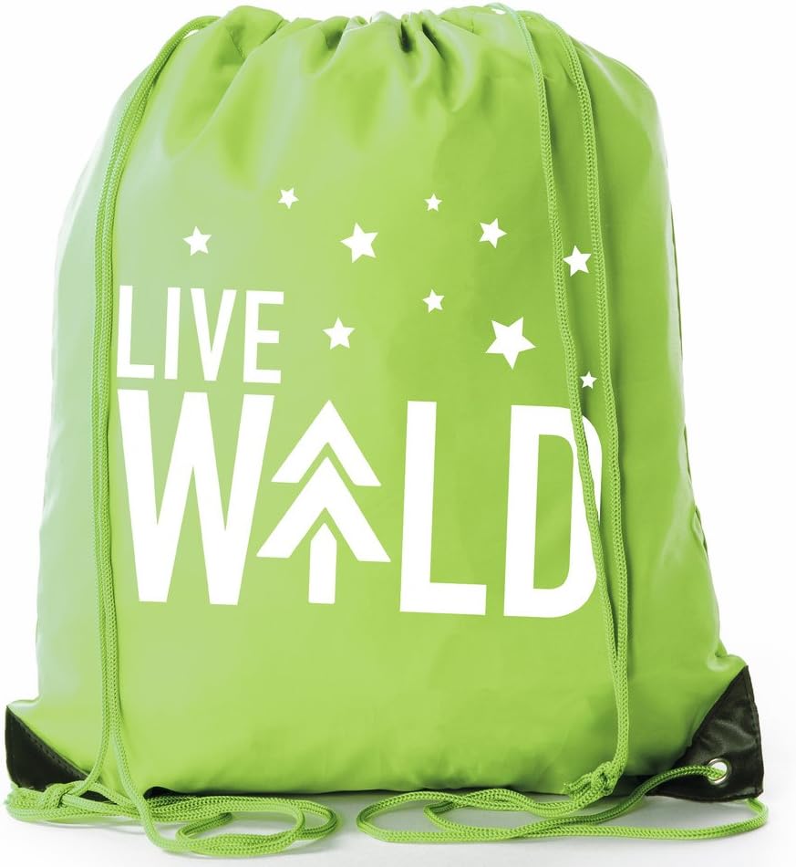 Mato & Hash Camping Drawstring backpack for Birthday parties and Summer Camp