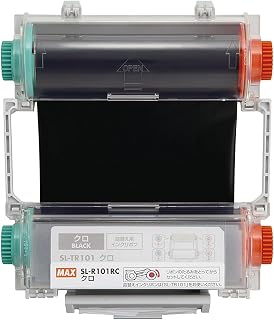 マックス ビーポップ 100タイプ インクリボンカセット 黒 SL-R101RCクロ