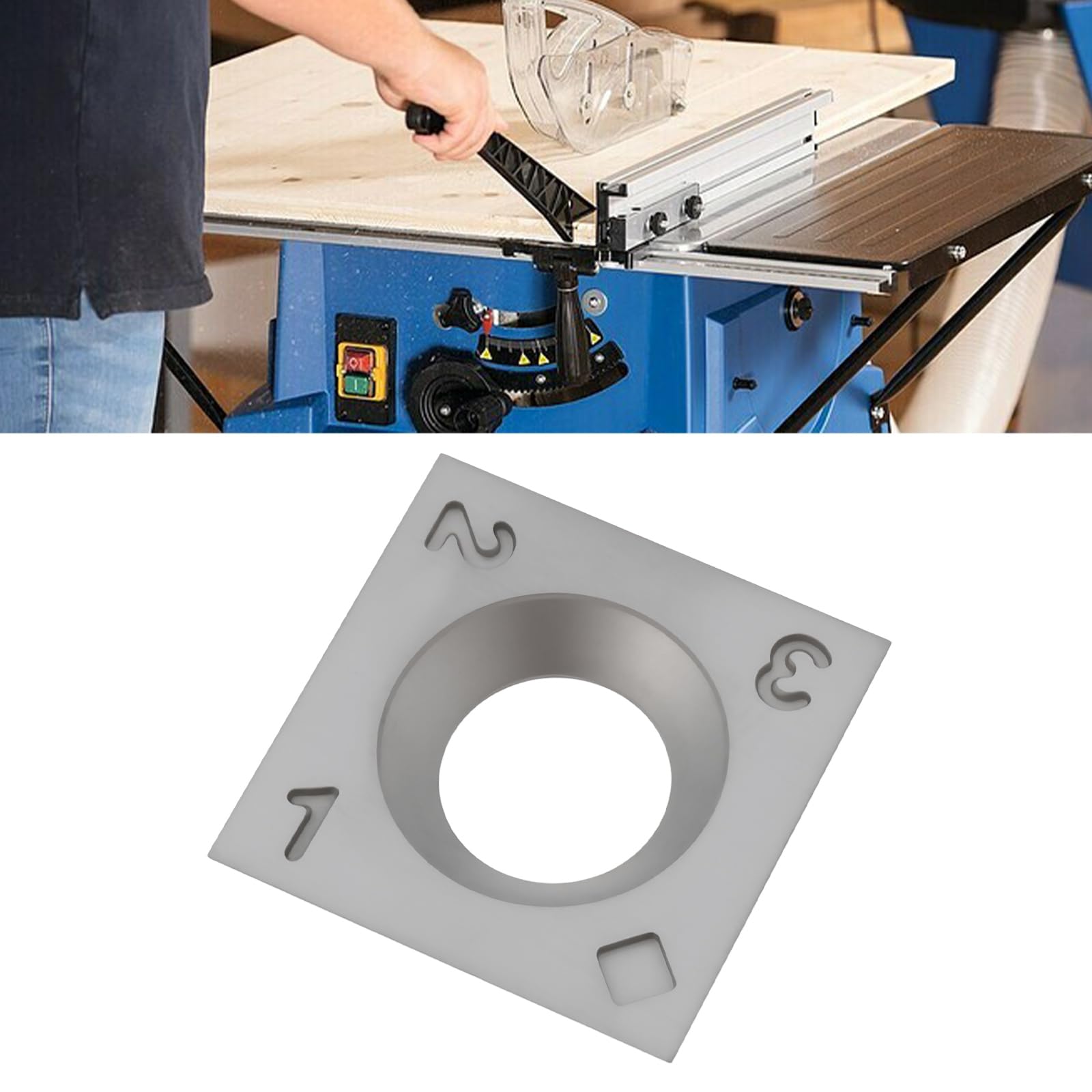 SG Store 4 lame reversibili in carburo a 30°, compatibili con smerigliatrice Scheppach LFR720, 14 x 14 x 2 mm