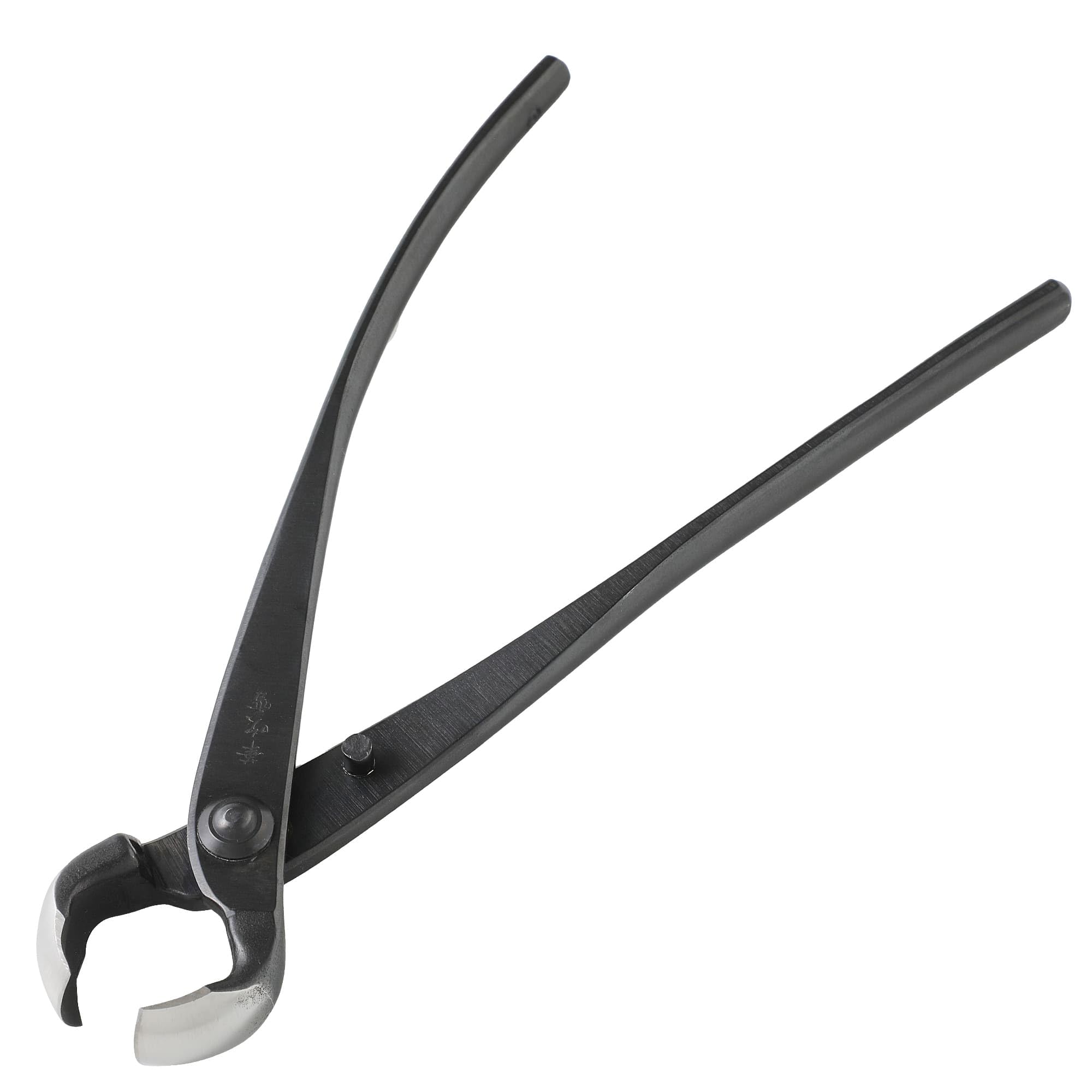 Wazakura Knospen-Bonsaischneider, 210 mm, Made in Japan – handgeschmiedetes japanisches Gartenwerkzeug, runde konkave Schneide, schwarzer Astschneider