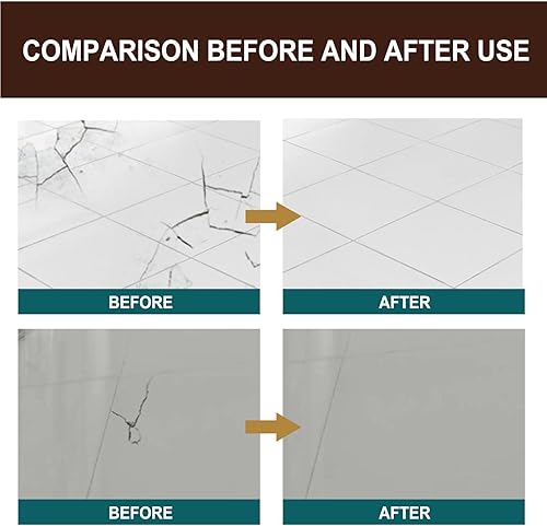 Miniatura 8 de Naysku Herramienta de reparación de crema de reparación de azulejos, kit de reparación de azulejos y granitos, pasta de reparación de porcelana,