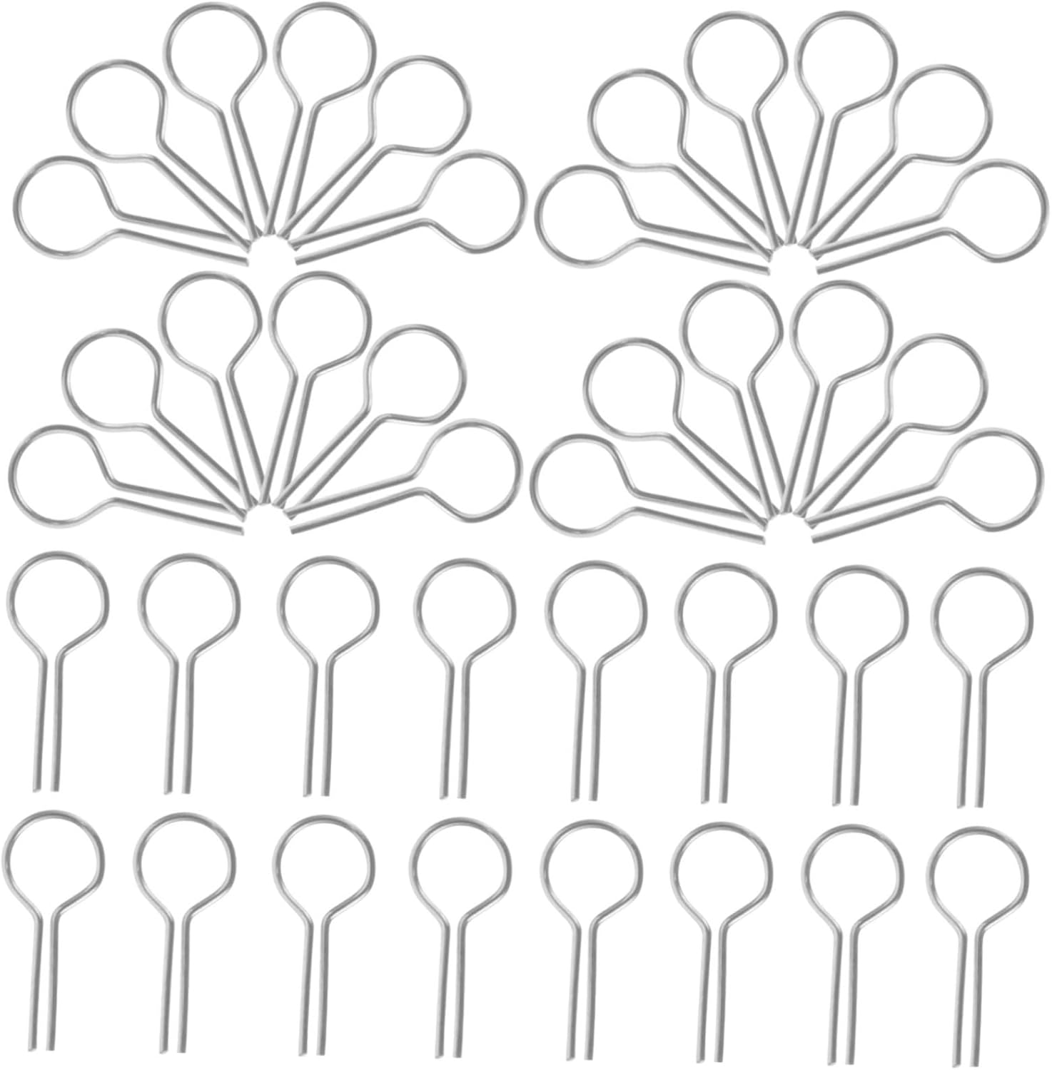 Anneome Professional Ceramic Jewelry Kiln Needle Refractory Hanging Burn Needle 100pcs Set