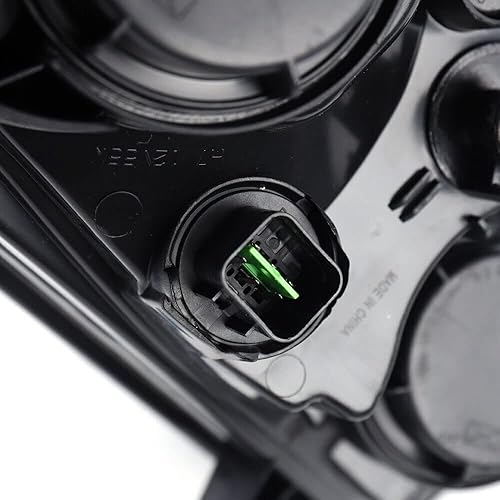 Miniatura 6 de Goudergo Compatible con Kia Forte Koup 2010-2013 - Conjunto de repuesto de faros delanteros izquierdos+derechos, lámpara de repuesto de proyector