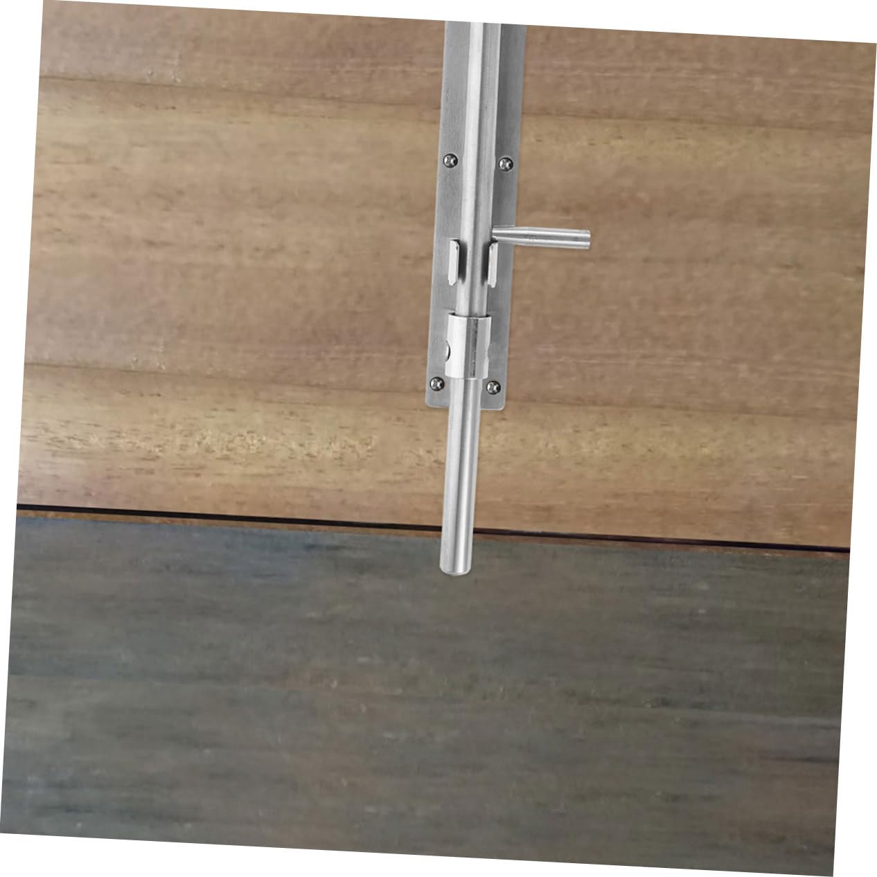 UKCOCO Chiavistello in Acciaio Inox per Porta e Cancello, 2 Pezzi, Resistente, per Porte in Legno e Doppi Cancelli, Sicurezza Casa