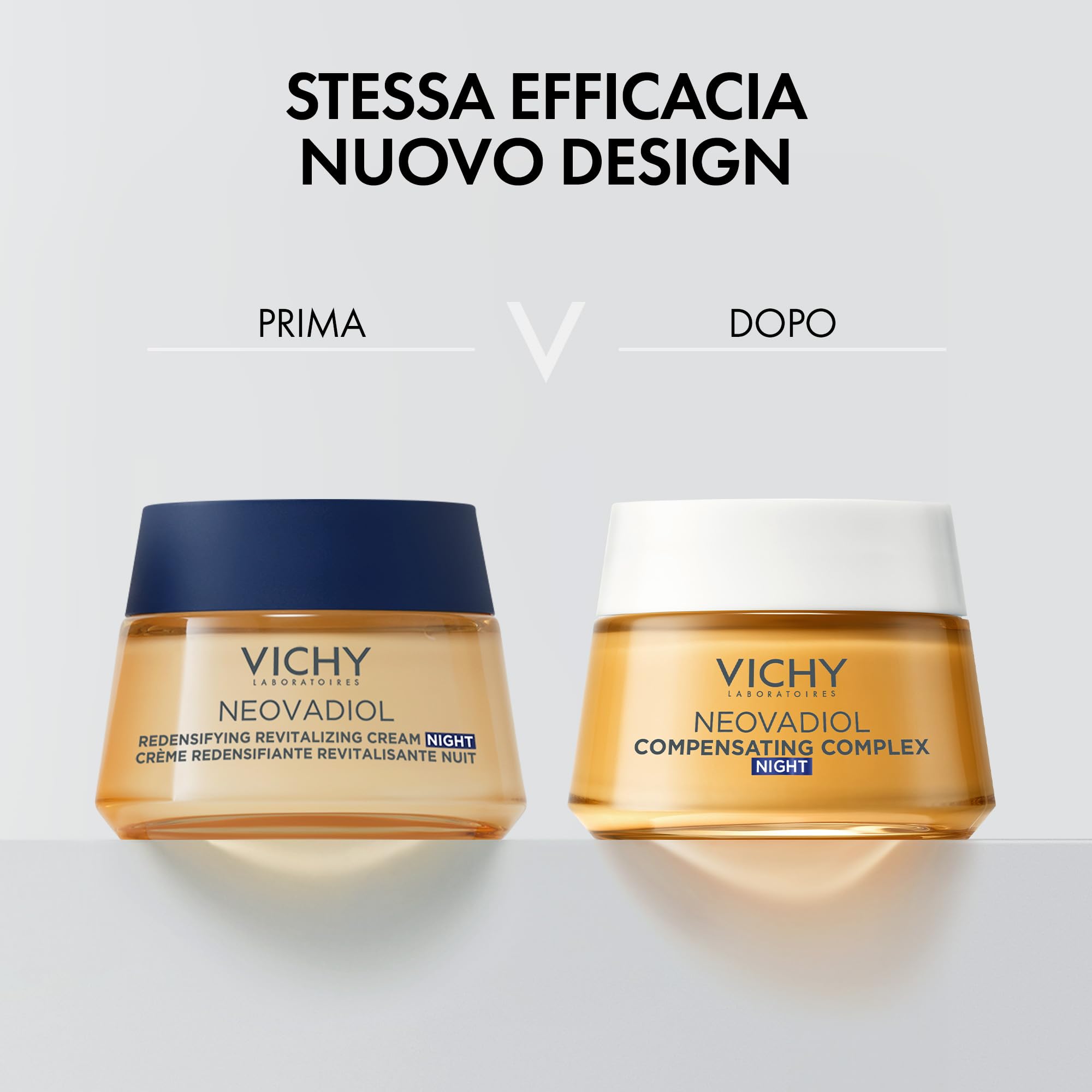 Vichy Neovadiol Complesso Sostitutivo, Crema Notte Ridensificante Rivitalizzante, Stimola la Produzione di Collagene ed Elastina, Per Mantenere la Struttura e l'Elasticità Cutanea, 50 ml