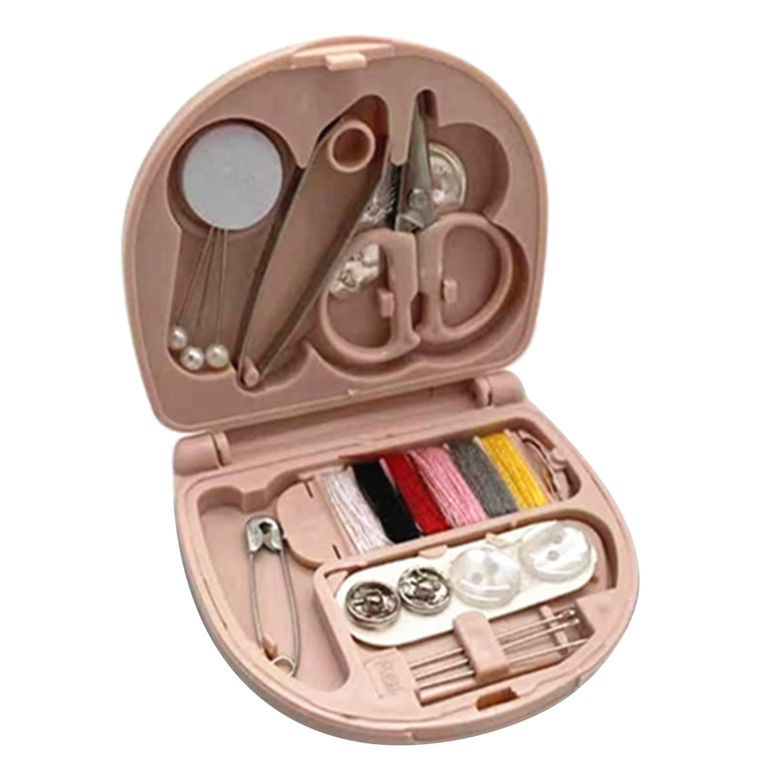 Tsophreniq Needle and Thread Set with Storage for Case Sewing Kit Portable Supplies for Adult Home Travel Emergen Portable Set