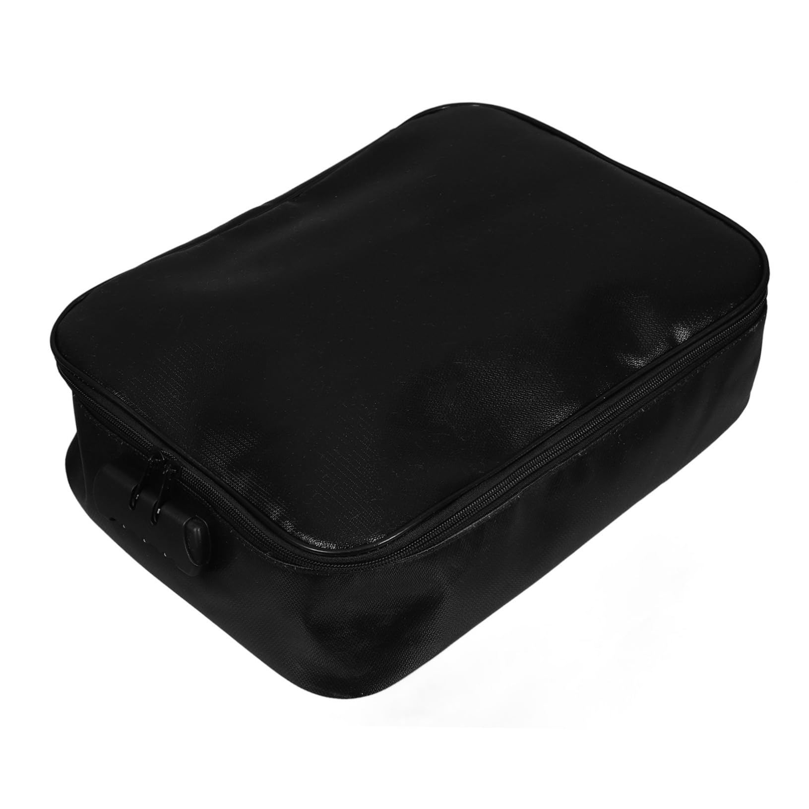 Borsa Documenti Ignifuga Nera in Fibra di Vetro Multi-strato | Blocco Password Sicuro, Ampia Capienza, Uso Quotidiano e Viaggio, Design Elegante e Resistente