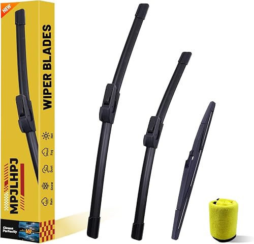 2024-2026 Chevy Trax SUV Windshield Wiper Blades, 26"+16" Front & 11" Rear OEM Replacement, All-Season Quiet Beam Blades