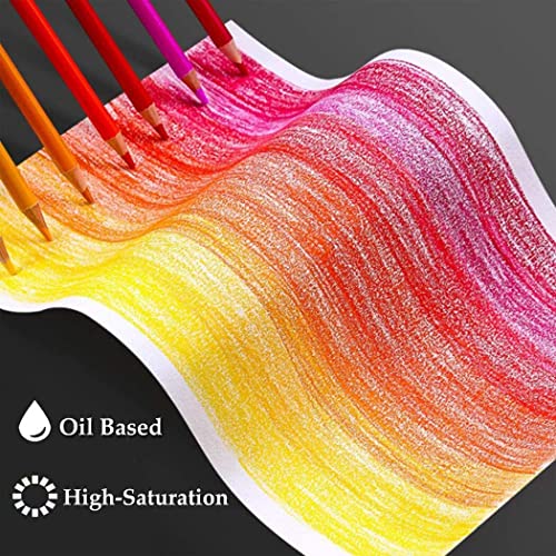 Image of Corslet 48 Color Pencils Set for Kids - Premium Vibrant Shades, Long-Lasting, Non-Toxic, Eco-Friendly Art Stationery Kit for Drawing, Colouring & School Projects - Ideal Gift for Boys & Girls