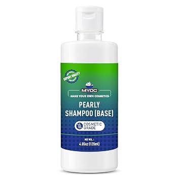 Pearly Shampoo Base Concentrate Cosmetic Grade 500 ml / 16.9 fl oz - Ready-to-Use Base for Custom Shampoos Hair Cleansers & DIY Formulations