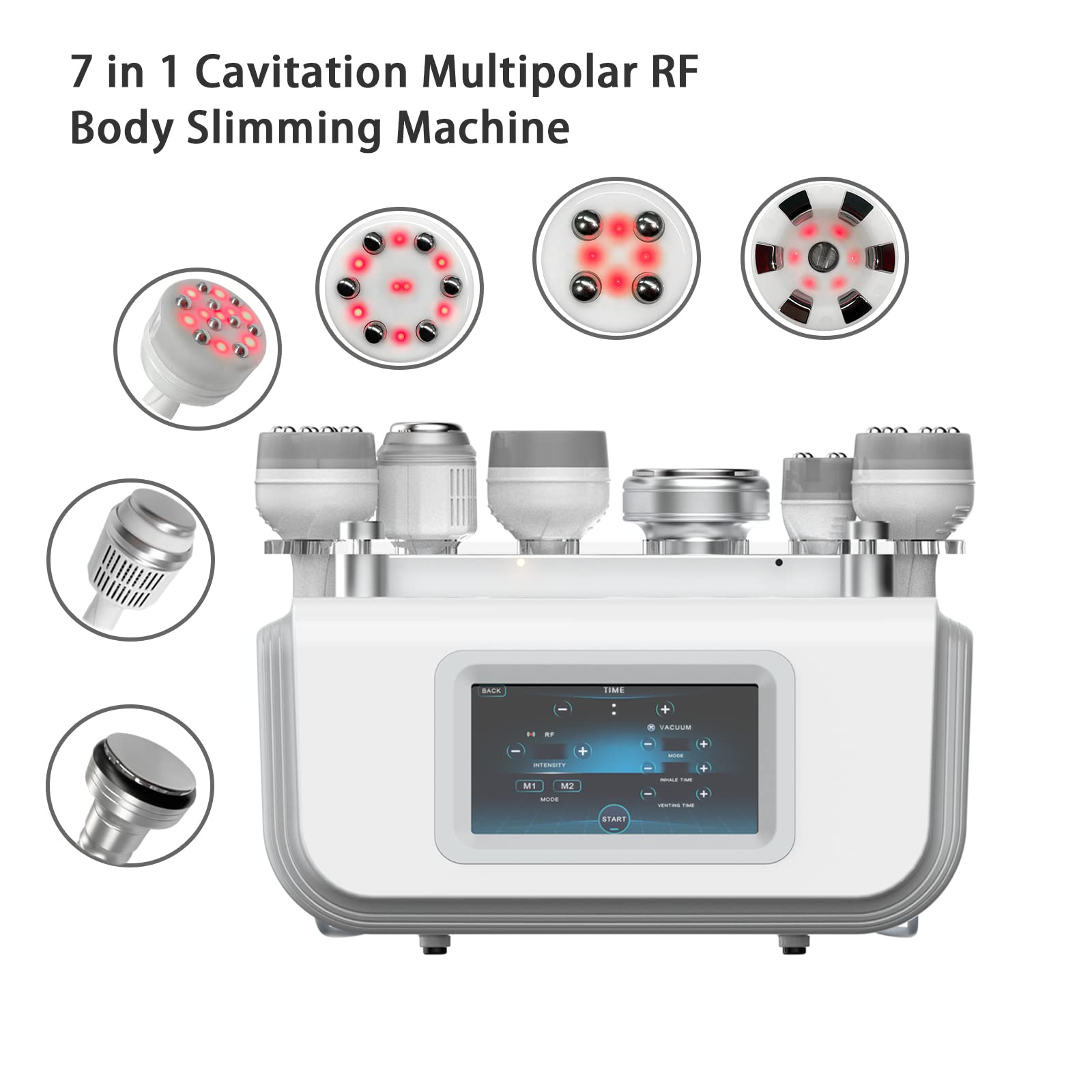 6 in 1 40K Kavitation Körper Abnehmen Maschine Multipolar Vakuum RF Form Sculpting Gerät Kalthammer für Cellulite Reduktion Hautstraffung Elitzia ET2022E