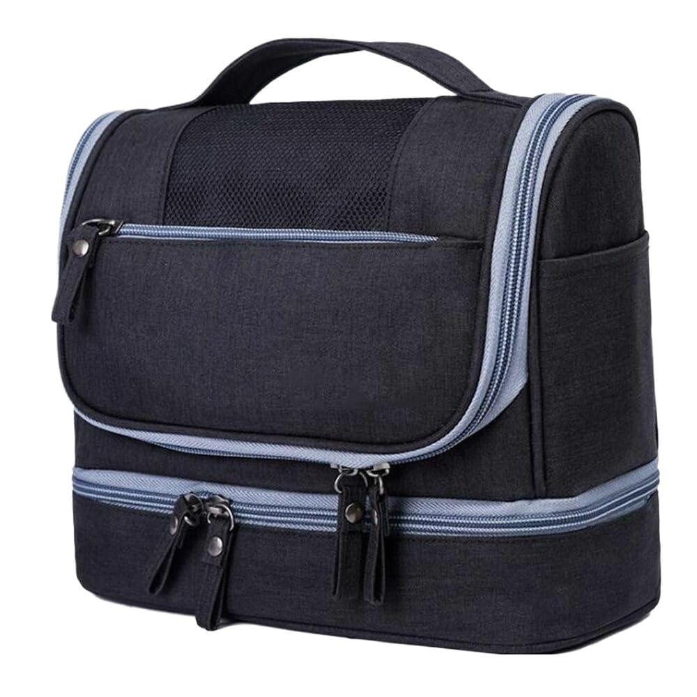 Borsa da Toilette Borsa portaoggetti per Articoli da Toilette Portatile da Viaggio da Appendere Grande capacità Separazione per liquidi Pacchetto Cosmetici Organizzazione Trucco