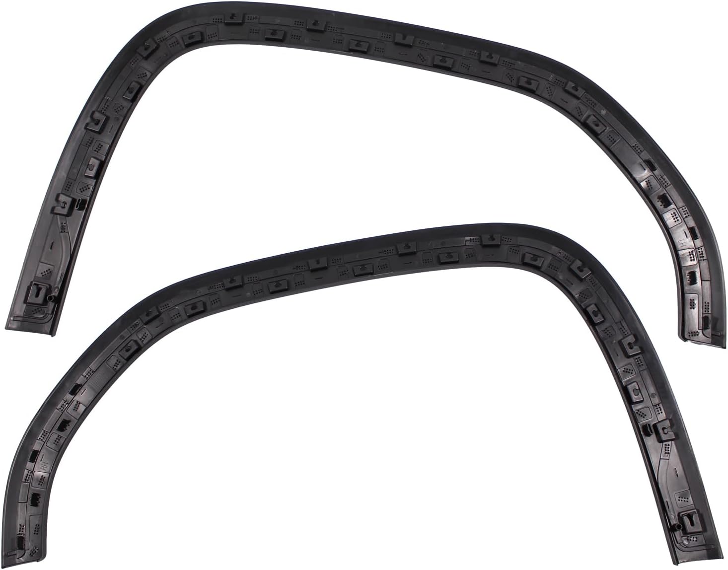 NewYall Front Left and Right Fender Flare Wheel Arch Trim Molding for GMC Sierra 1500 2019 2020 2021 2022 2023 2024