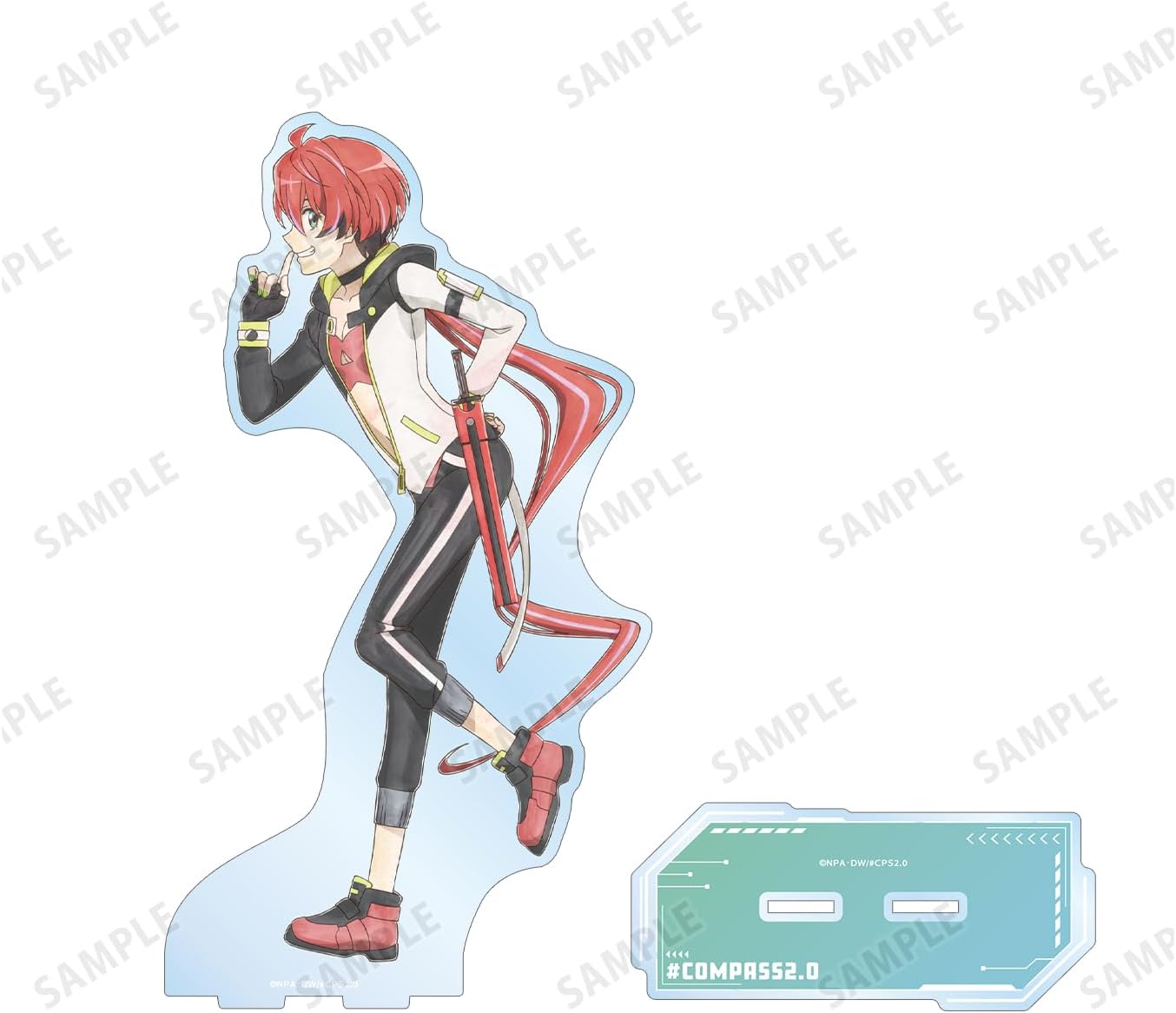 Compass 2.0, Combat Intake, Analysis System, Illustrated by Kureyuin Kirara Ayu Version, Extra Large Acrylic Stand