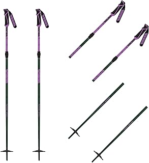 K2 Skis FREERIDE FLIPJAW 135, Unisex - Adult ski pole, green, 115-135 cm - 10G3040.1.2.115-135