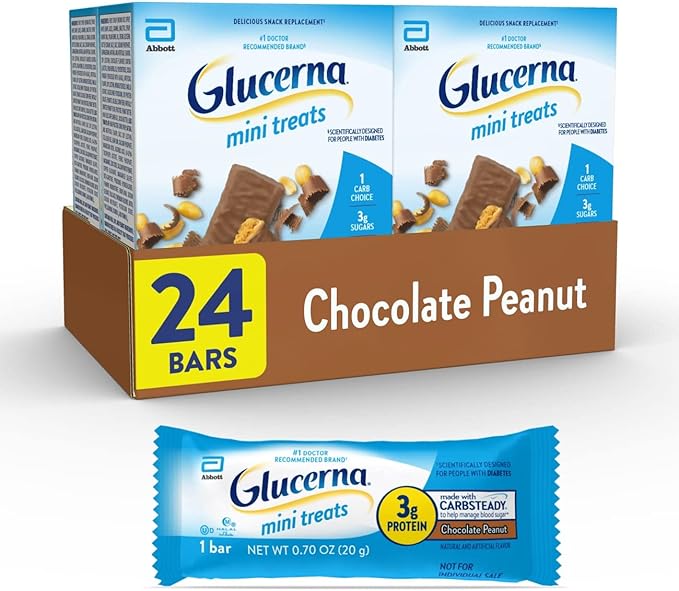 Glucerna Mini Treats, Diabetic Snack Replacement to Support