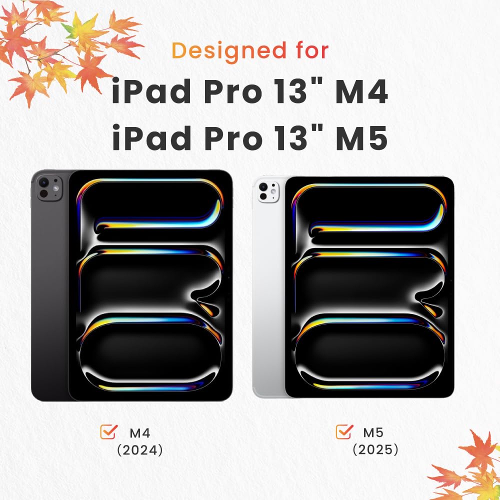 BELLEMOND | Protector de Pantalla Kent Magnético para iPad Pro 13" (M5, 2025/M4, 2024) | Película Mate Removible y Reutilizable | Reduce Desgaste del Lápiz | 1 Unidad