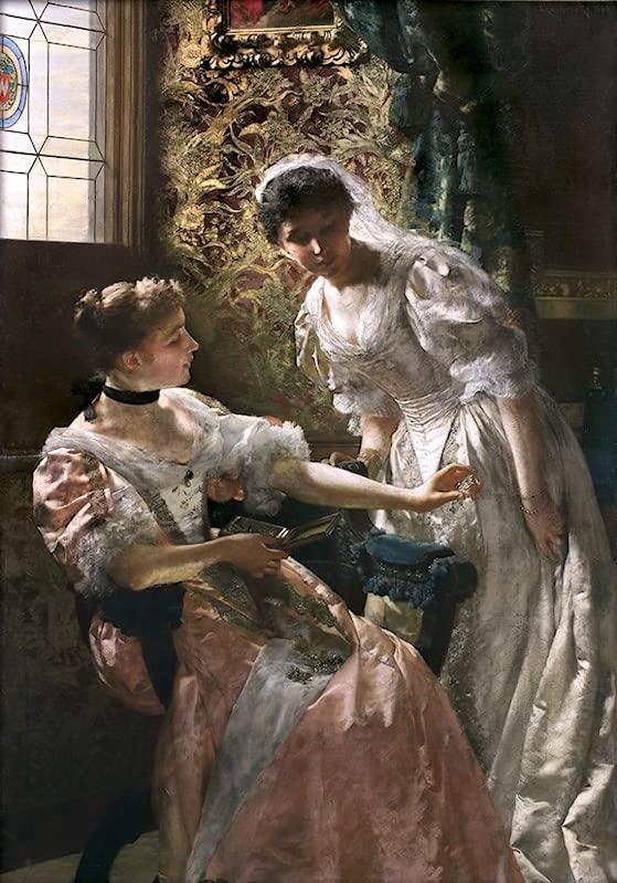 Impression sur toile Czachórski Regarder les bijoux poster d'art élégant pour grand salon