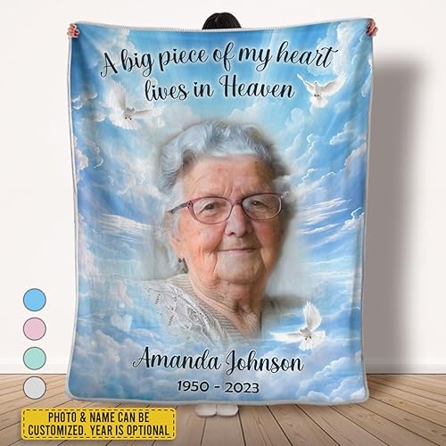 Miniatura 6 de Pawfect House I Try to Let You Know with Signs - Manta personalizada conmemorativa - Carga imagen regalo de condolencias de Navidad para miembros de