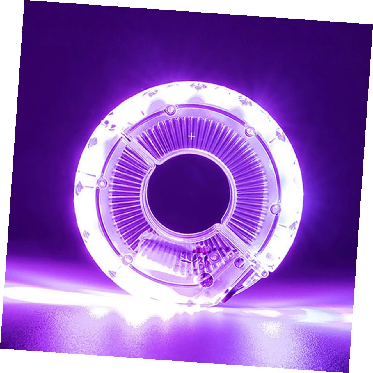 POPETPOP Lot De 3 Éclairages LED pour Roues De Vélo Installation Facile 18 Modes Déclairage Chargement