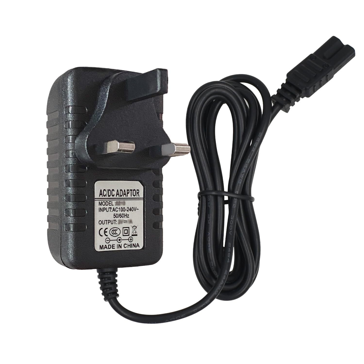BOEEA 2V Charger Replacement for Wahl Shaver Shaper 8061, 8163, 8786-1001, 7367, 7029, 7060, 7035, 7339, 4000, 7063-017, ‎7065-017, 7064-017, 7061-917, 5-Star Series Trimmer Clipper Power Adapter — image 1