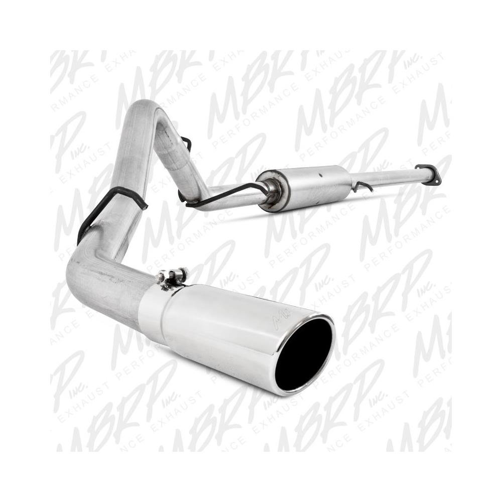 MBRP2007-2008 Chev/GMC 1500 (Next Gen.) CC EC 66 bed 4.8/5.3L Cat Back Single Side