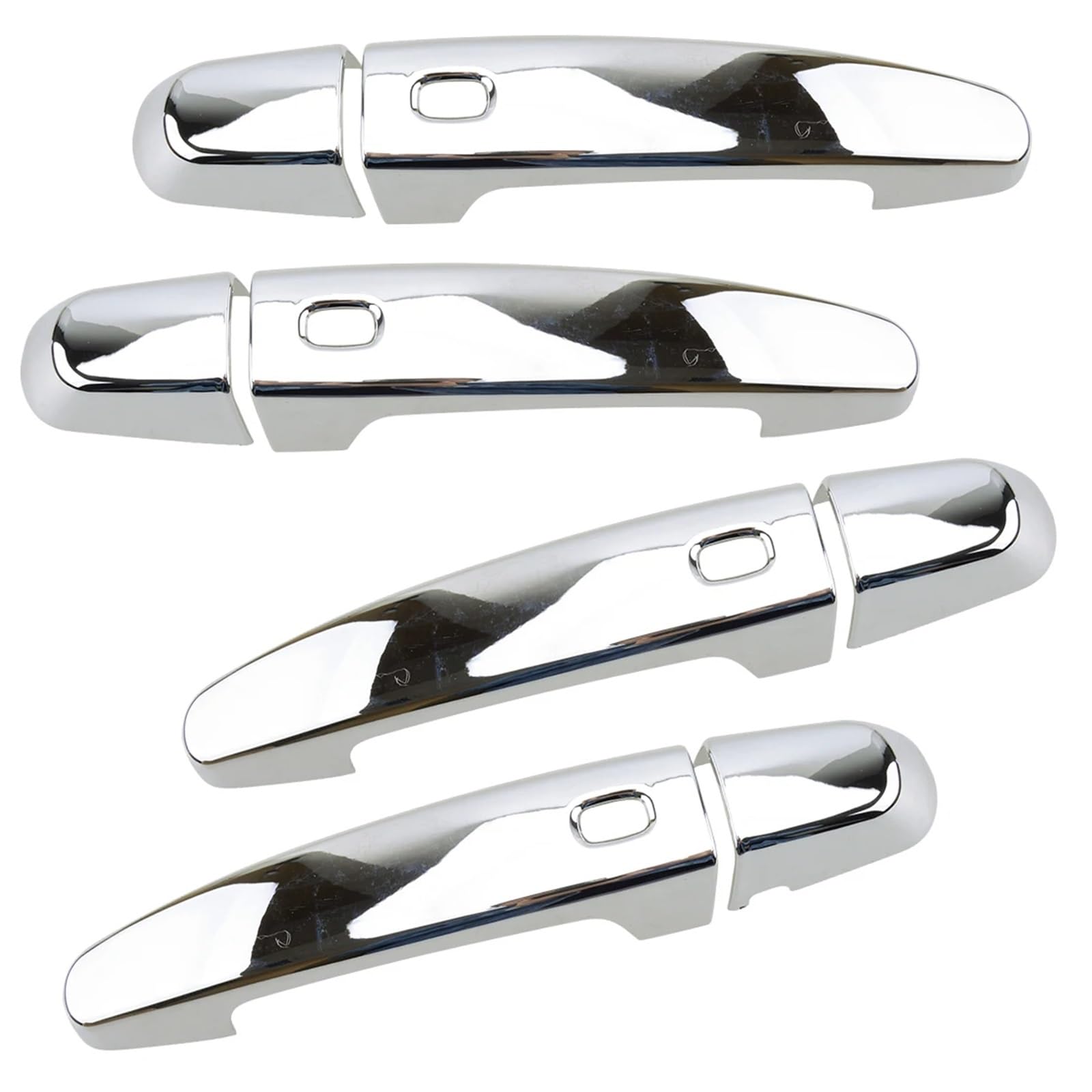RDWSPLI Exterior Handle Shell Compatible with Chevrolet for Chevy for Equinox 2018 2019 2020 2021 2022 Chrome Silver Car Front Rear Exterior Door Handle Cover Trim Set