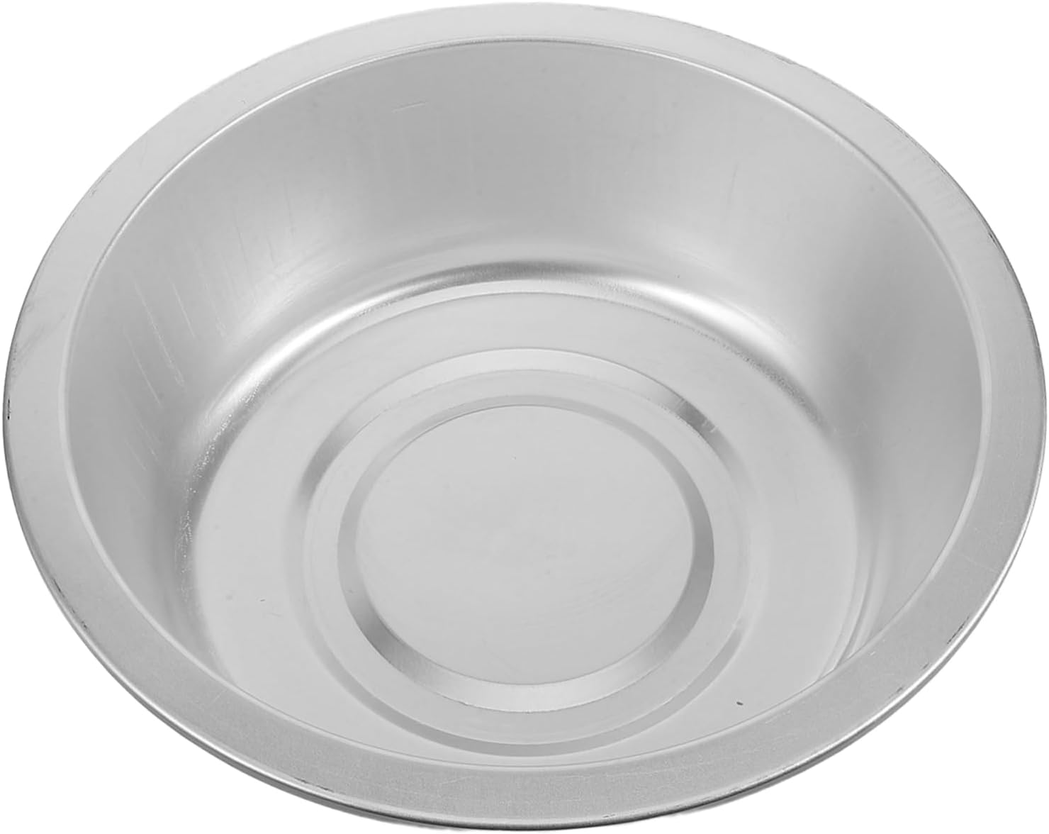 Cabilock Heavy Duty Aluminum Basin Large Metal Bowl for Kitchen Dish Washing Tub Vegetable Washing Face Wash Bowl