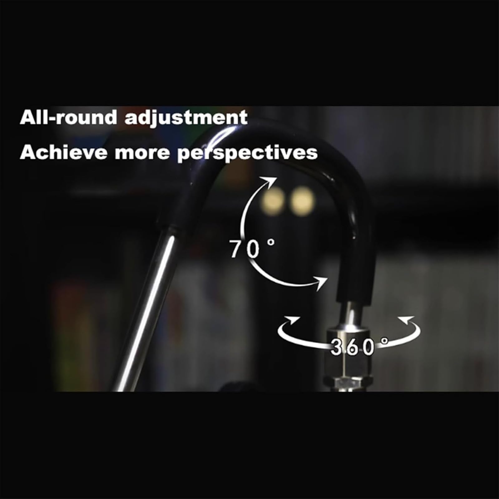 Spieniacz do mleka, maszyna parowa z 4 barami z dyszą 0,8 mm i regulowanym kątem do spieniania pianki mlecznej, idealna do kawy i napojów