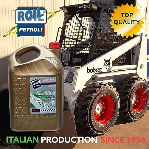 5 Litri di Roil Olio idraulico VG ISO 46 "NUOVA FORMULA CON POLIMERO ELASTOMERO" con più elasticità e durata delle parti in gomma, antischiuma e antiusura per sistemi oleodinamici e idrostatici - 6