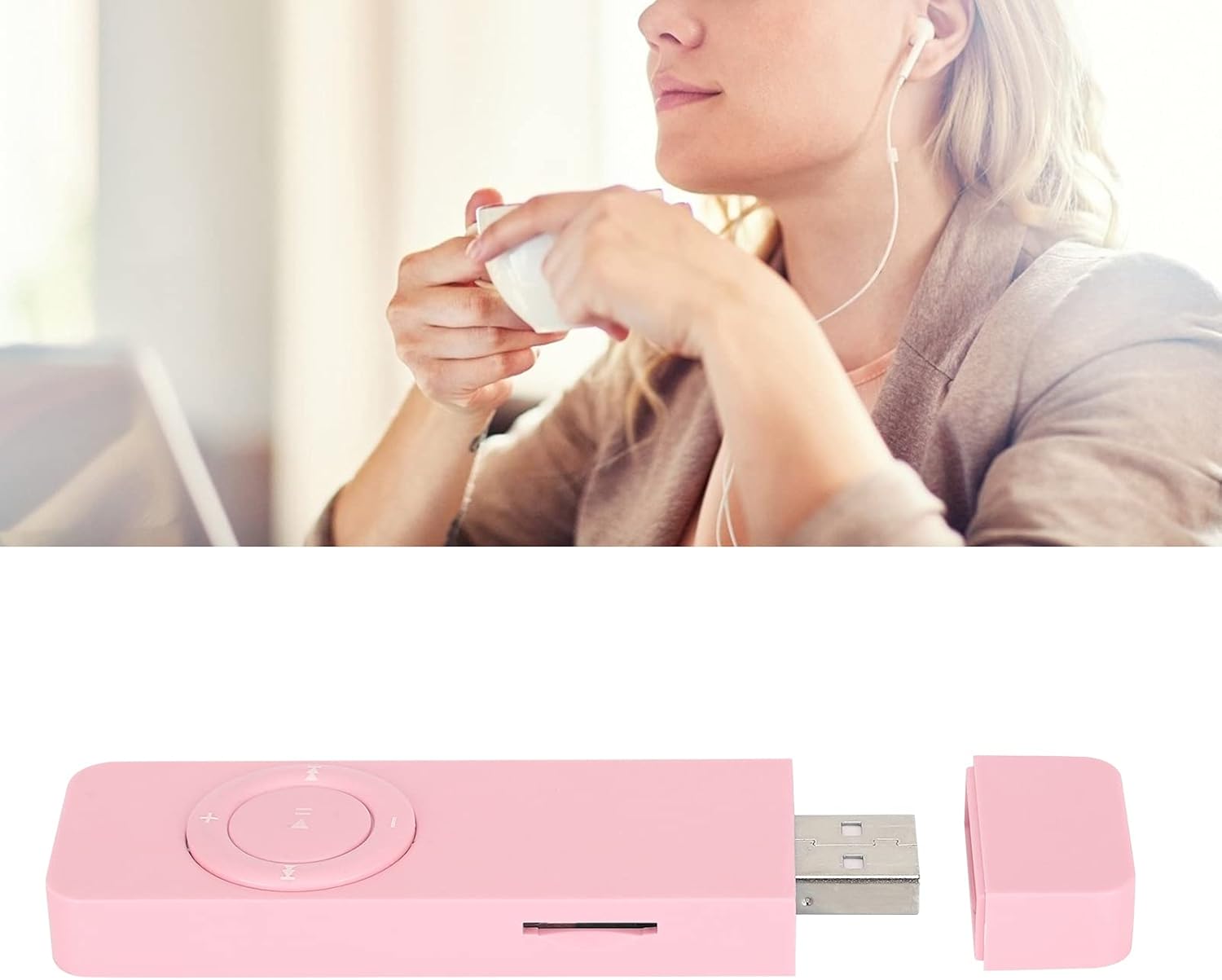 Mp3 Bluetooth,Mp3 Player with Usbmp3 Mp4 Players,Mp3 Music Player Portable Music Media Mp3 Player with Lanyard for Listening to Musicblack - Image 2