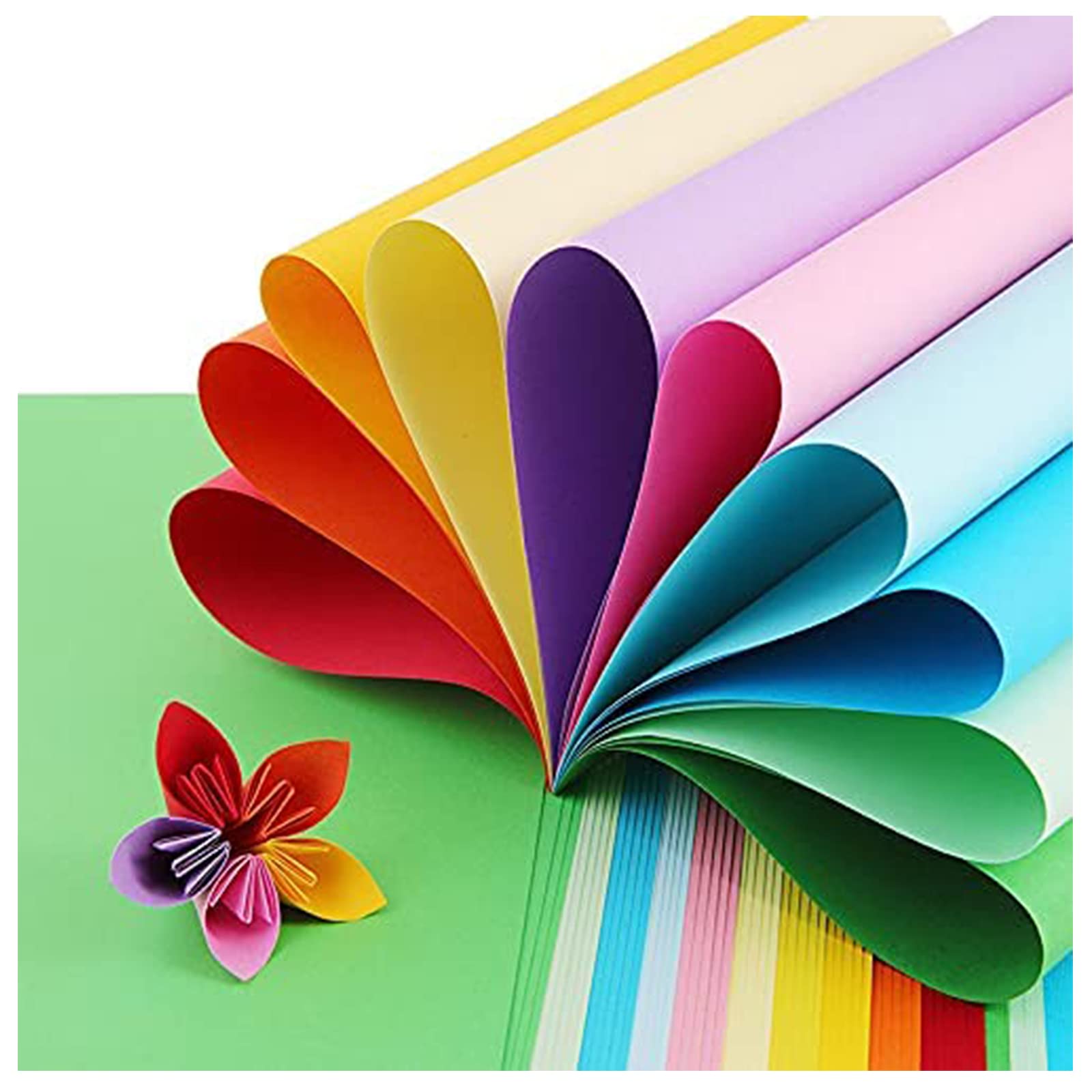 Carehabi Papier Kolorowy, Papier, Wielokolorowy, 100 arkuszy, A4, 80 g/m²