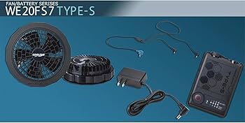 ミドリ　安全クールファンTYPE-S WE20FS7S Amazon.co.jp: [ミドリ安全] クールファン用 TYPE-S フルセット