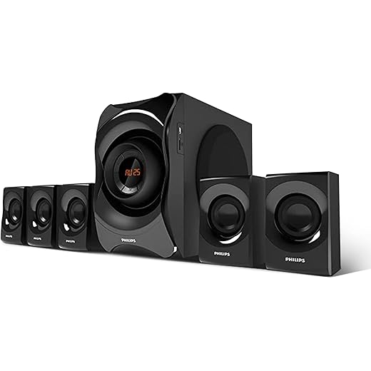 PHILIPS Audio SPA8000B/94 51 Channel 120W Multimedia Speake