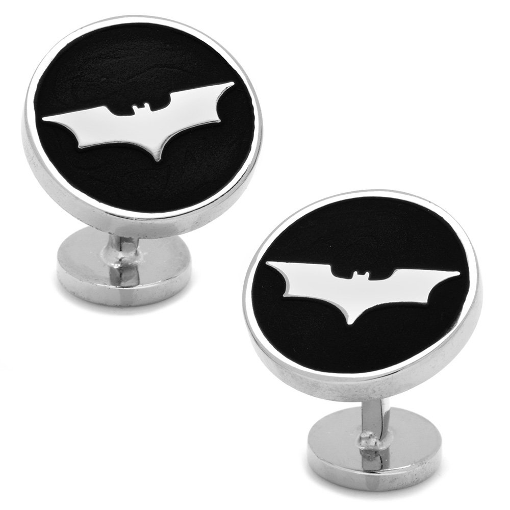 CufflinksIncDC Comics Recessed Black Batman Dark Knight Cufflinks, Officially Licensed