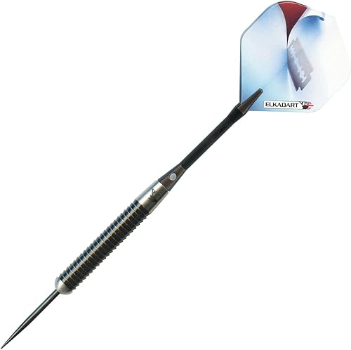 Vista 5 de Elkadart Razor - Dardos de punta de acero de tungsteno al 80% con estuche de almacenamiento/viaje, 0.74 oz