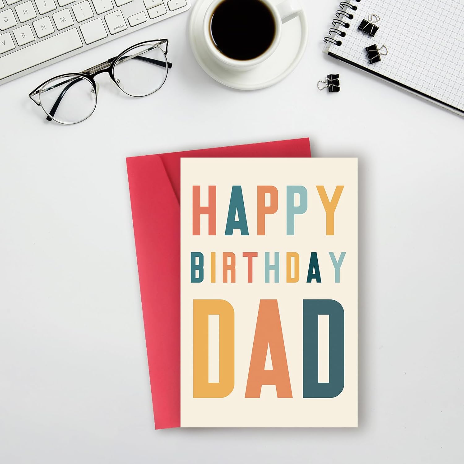 Happy Birthday Gift Card for Dad,Funny Birthday Card for Father,Best Bday Cards from Daughter Son,Dad Birthday Gift - Image 3