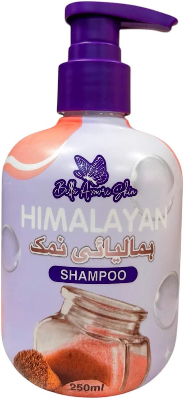 Bella Amore Himalayan Shampoo 250ml | Gentle, Moisturizing Formula for All Hair Types