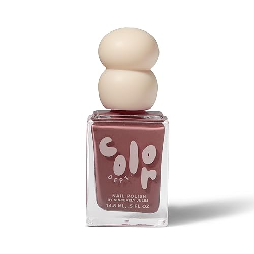 Color Dept. ‘Caffeinated’ Warm Mocha Rose Nail Polish, Chip Resistant