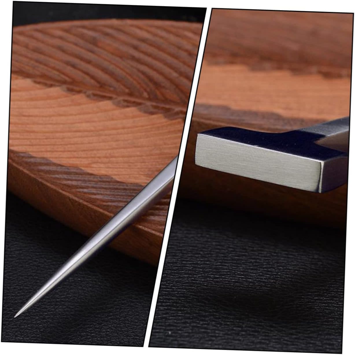 BESPORTBLE 2pcs Shaped Stainless Steel EEL Nail for Home Fish Killing Stainless Steel Kitchen Gadget for Easy Fish Preparation and Comfortable Grip