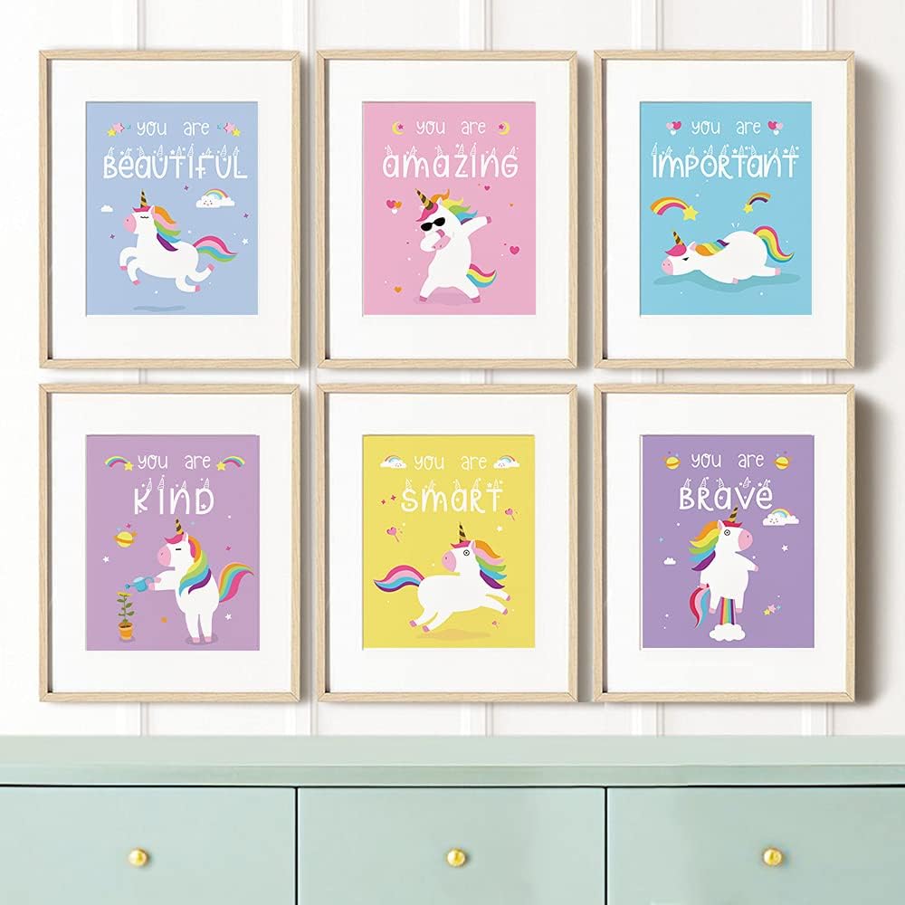 Pegatina De Pared De Cuerno De Unicornio, Pegatinas De Pared De Unicornio, Pegatinas De