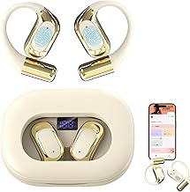 AI Translator Headphones with Real Time Translation, Bluetooth 5.4, HiFi Sound, LED Battery Level Display, 60 Hours Playback Time, 144 Languages, Headphones for Meetings, Travel & Sports, Skin Colour