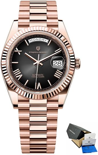 RollsTimi PD1783 DD40 Men's Watch Luxury Automatic Men's AR Sapphire Glass NH36A Movement 10Bar Water Resistant Stainless Steel Business Watch Day Date Automatic.