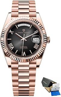 PD1783 DD40 Herren Uhr, NH36A Japanisches Automatikwerk, Day/Date, 100m Wasserdichtheit, Edelstahlarmband, Saphirglas, Luxus Herren Automatikuhr