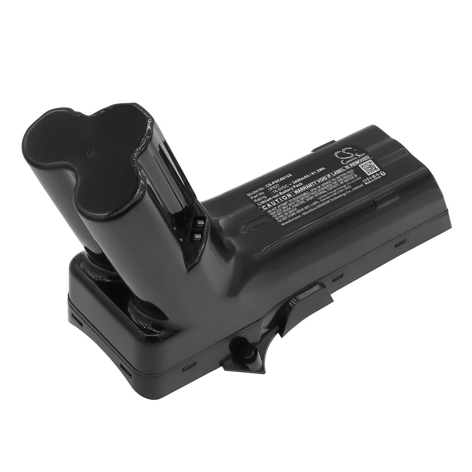 Vacuum Ersatz Akku für Philips FC6801, FC6802/01, FC6812, FC6812/01R1, FC6813, FC6814, FC6908, SpeedPro Max, SpeedPro Max Aqua PN:Philips IP827 3400mAh / 61.2Wh