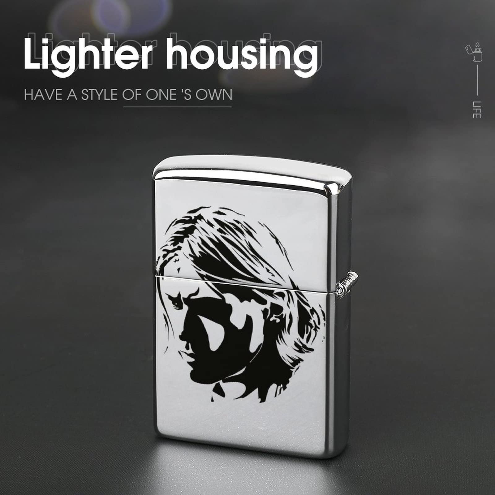 Amazon.co.jp: ライターケース メンズ カート・コバーン たばこ用具