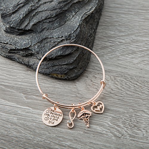 Image of Infinity Collection - LPN Charm Bracelet - LPN Bangle Nursing Appreciation Gift for RN LPN Graduation Licensed Nurse